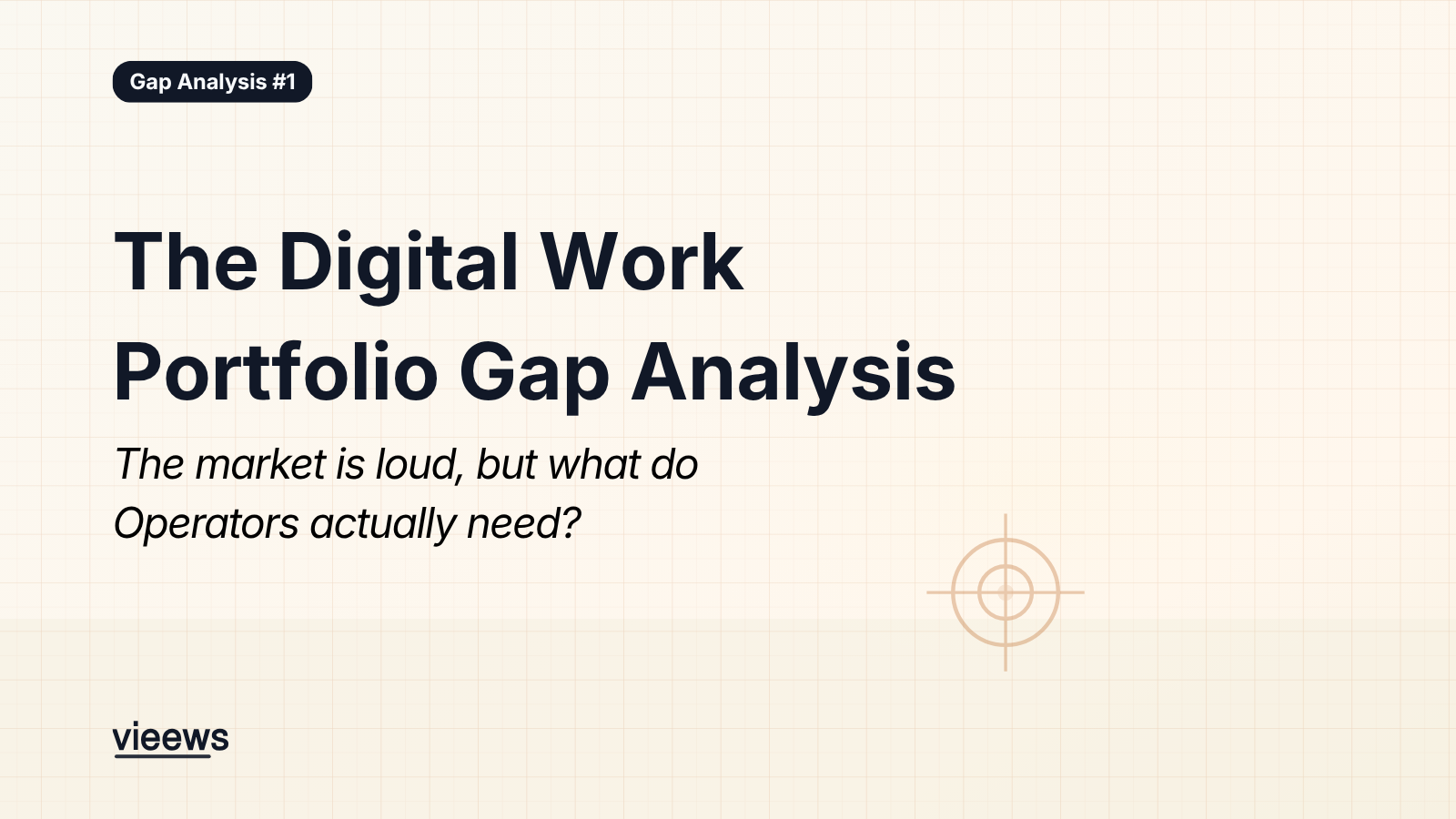 Gap Diagnosis #1: The Digital Work Porfolio.