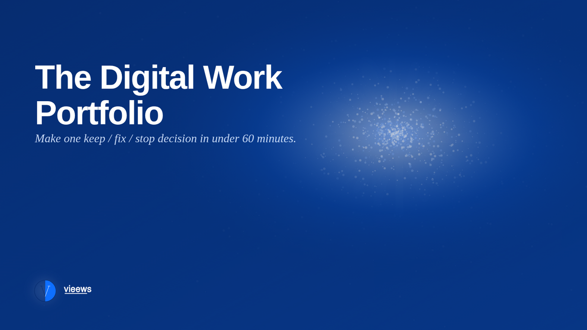 Playbook #1: The Digital Work Portfolio